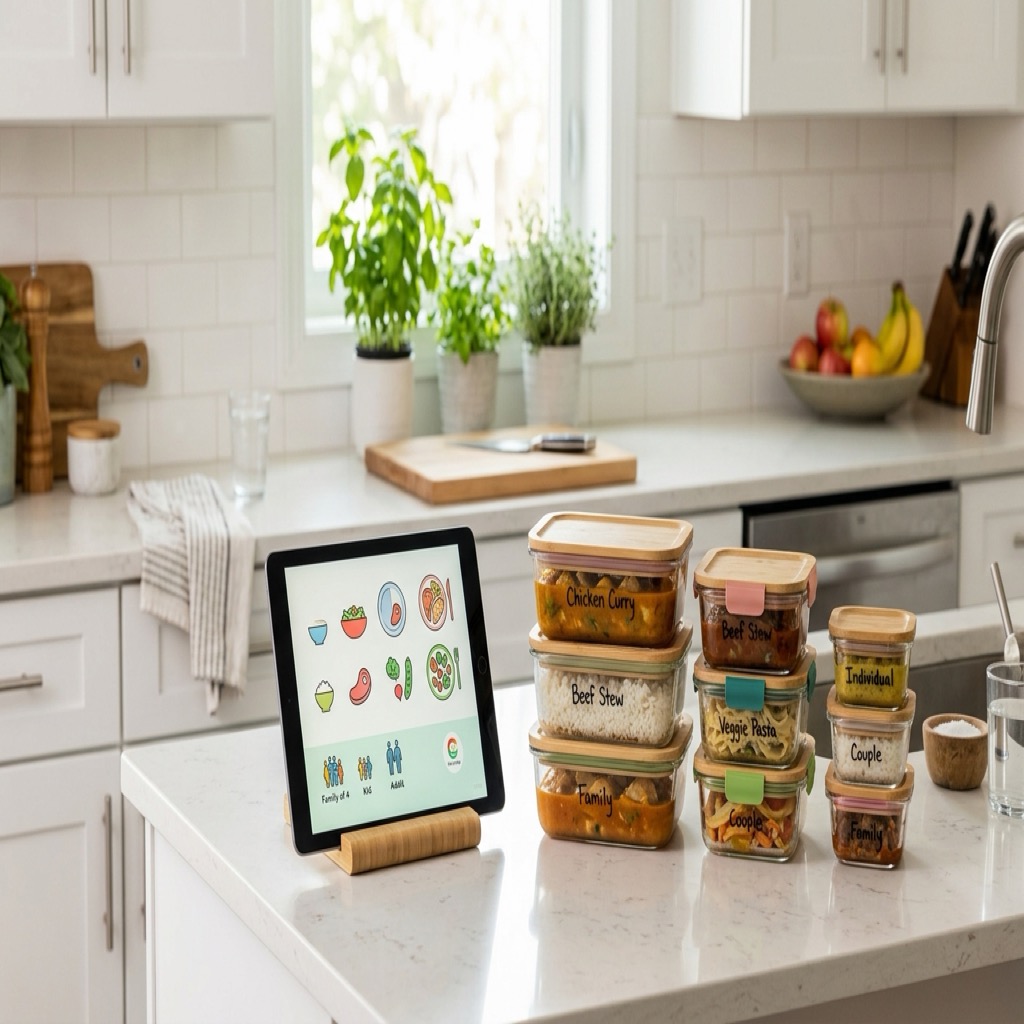 The Freeze & Forget Family Pack on a tablet
